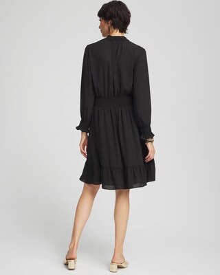 ワンピース NOIRNINE Ruffle Smocking Dress 5BMR0251 Smocked Waist Ruffle Dress | Chico's